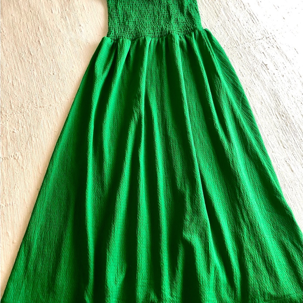 Vibrant Green Maxi Dress